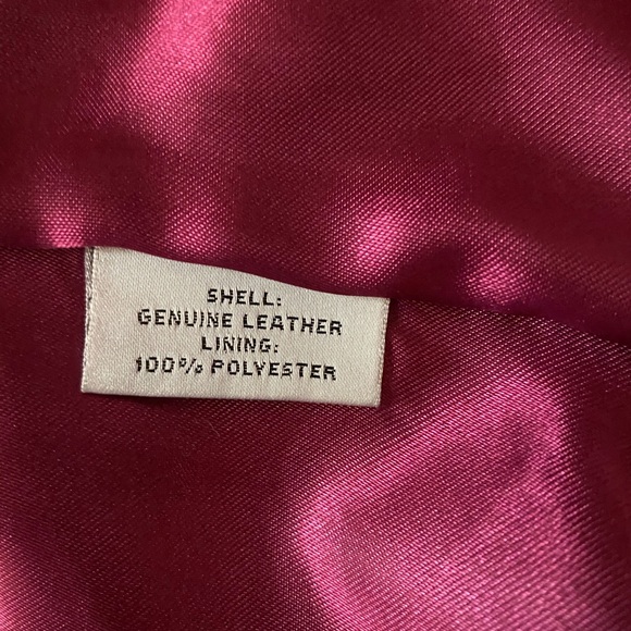 Pink leather jacket - Picture 5 of 5